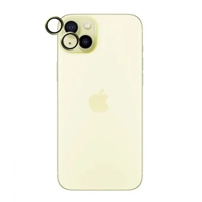 Panzerglass&trade; Hoops Camera Lens Protector Iphone 15 | 15 Plus - Yellow